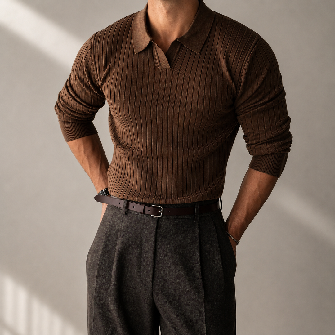 SUWON V-Neck Polo